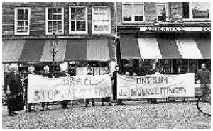 stop bezetting - ontruim nederzettingen