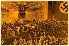1938: Duitse Rijksdag eert Hitler